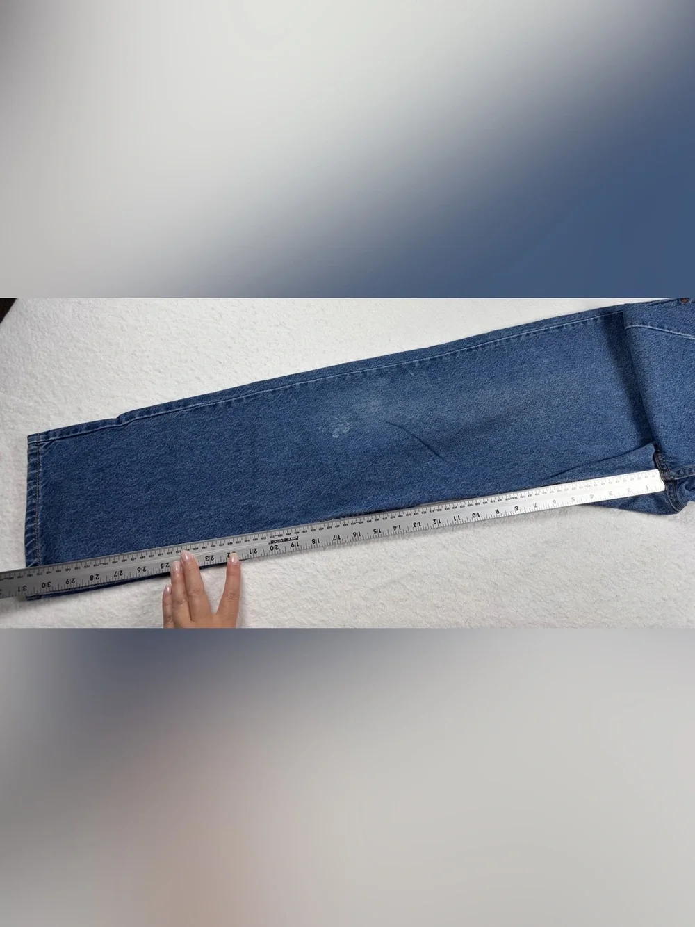 Vintage Levis Jeans Mens 36x32 Blue 90s Orange Tab 505 Straight leg Made Mexico
